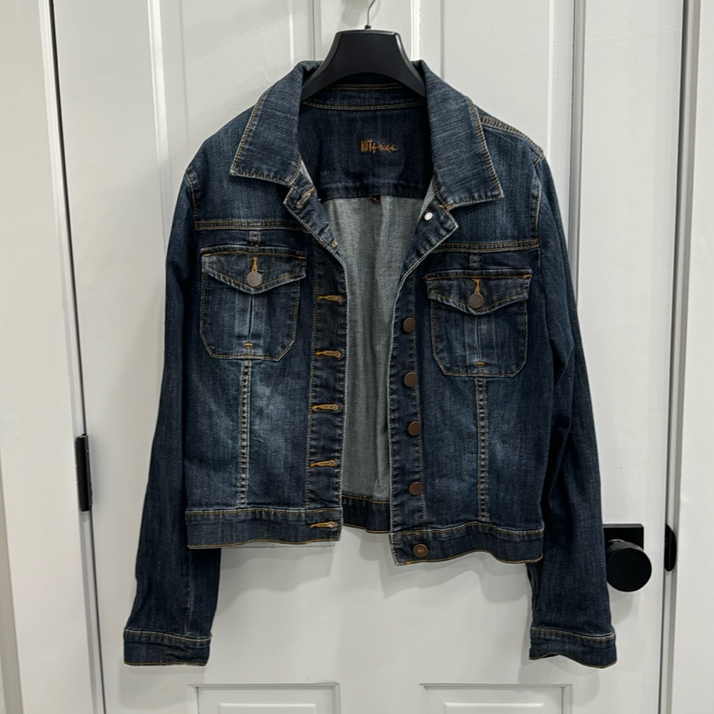 Kut from the Kloth Fitted Jean Jacket - Size L